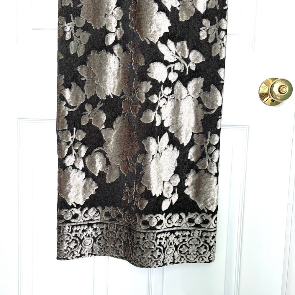 Vtg Velvet Maxi Dress - Picture 3 of 5